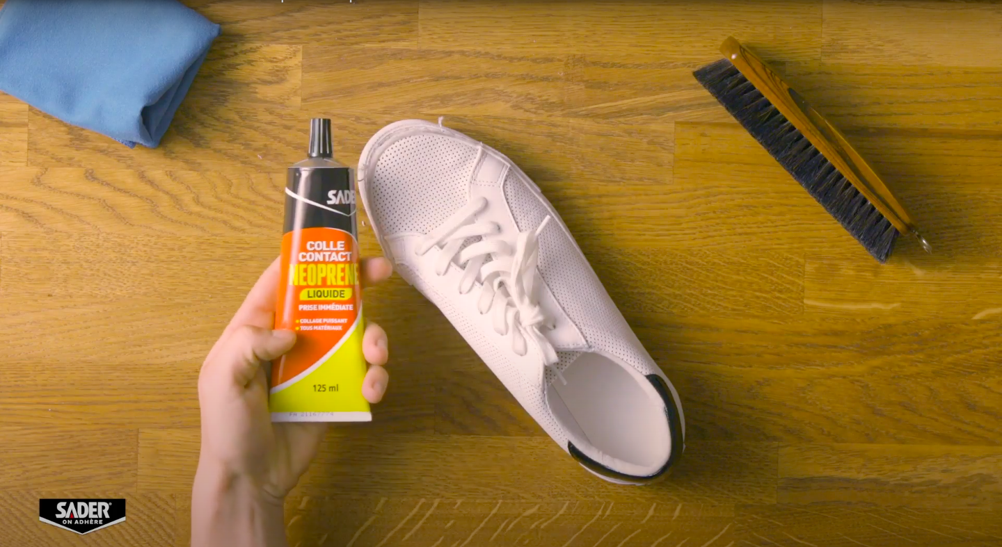 Sader, comment utiliser de la colle néoprène