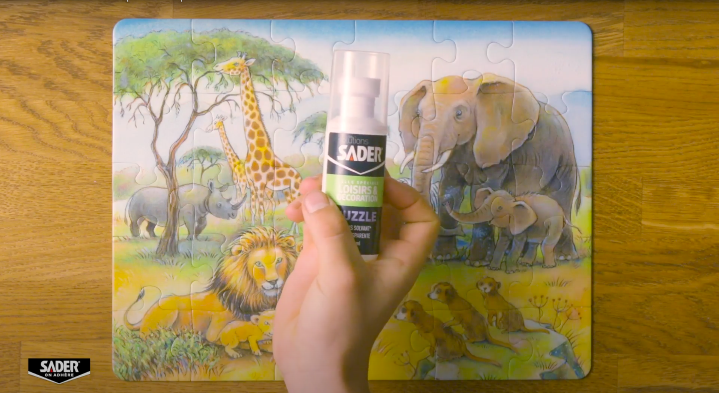 Sader, comment coller un puzzle 