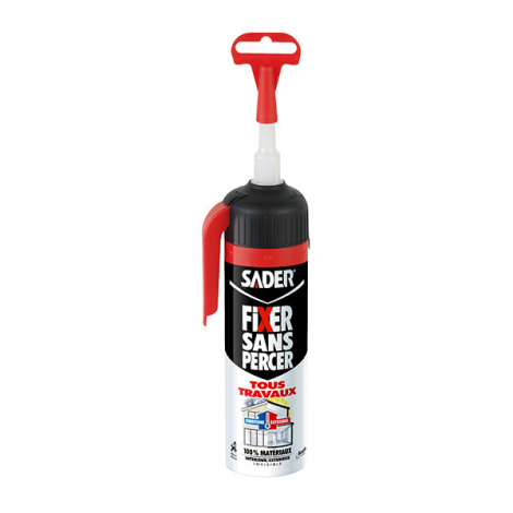Sader Fixer Sans Percer Tous Travaux - Invisible 100 ml