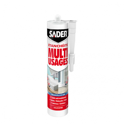 SADER MULTI-USAGES SILICONE TRANSCLUCIDE 280 ML