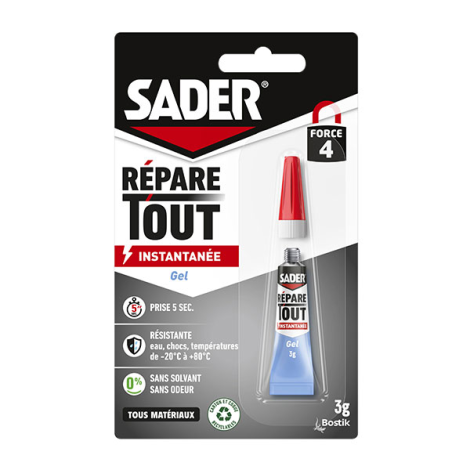 Colle Répare Tout Instantanée Gel